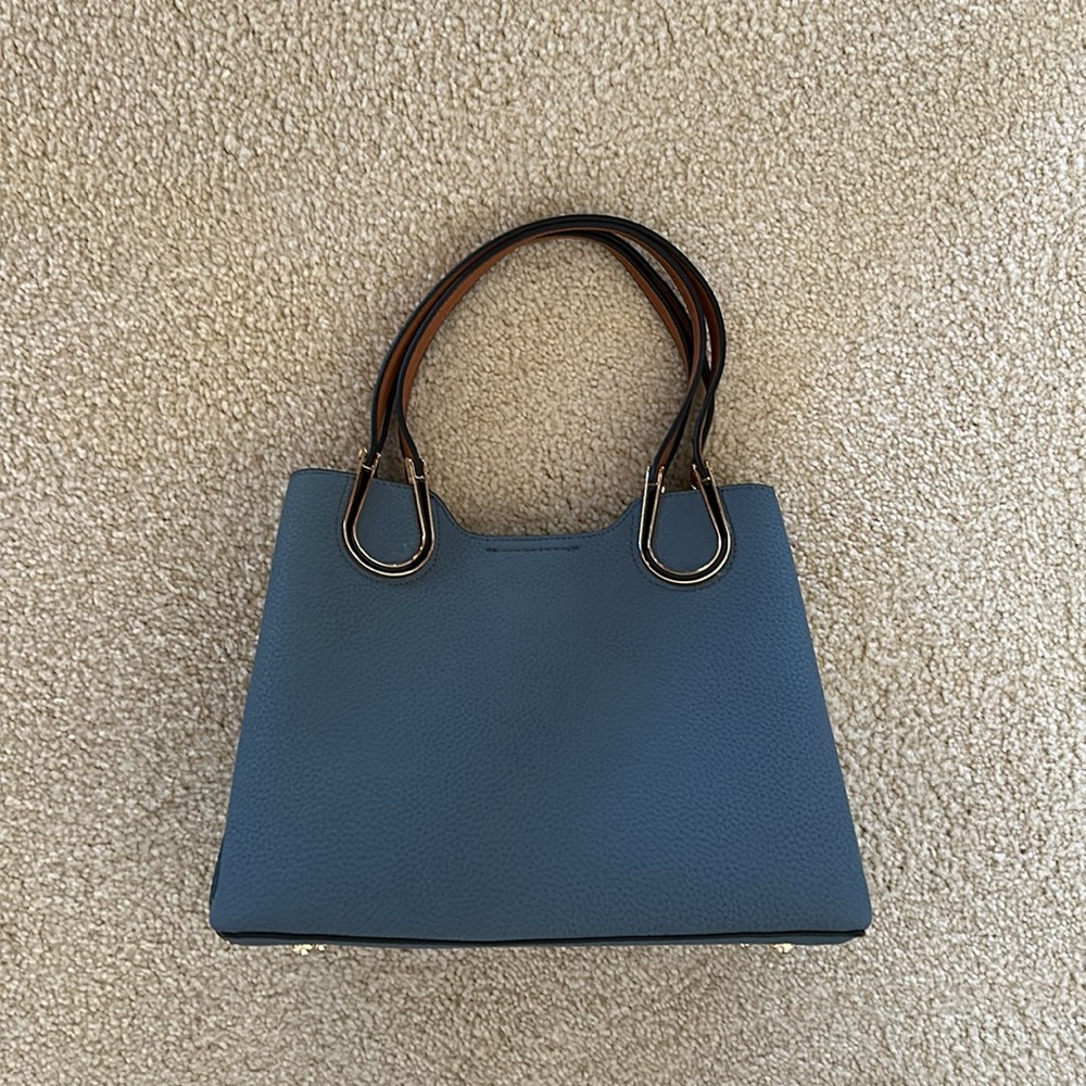 Steel Blue Purse - NWOT